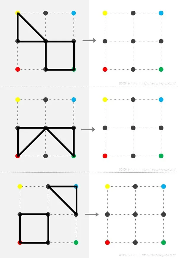 点描写３×３色７